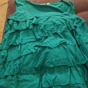 Green sleeveless top